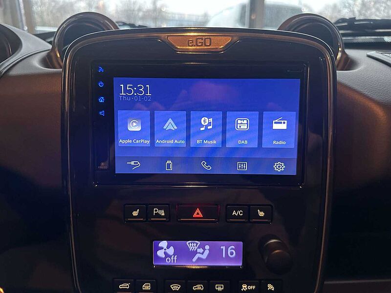 e.GO Life 60 60 Automatik LED Sitzheizung CarPlay PDC Allwetter